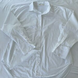 PULL&BEAR White Button Down Shirt
